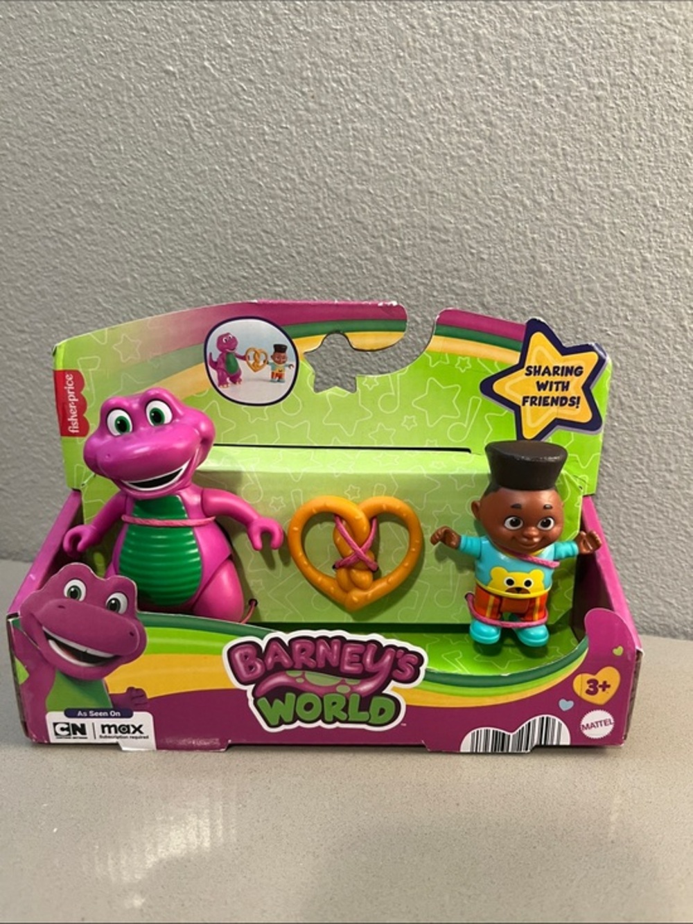 New Barney’s World Fisher Price Figurine set New in Package